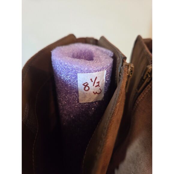 Unr8ted Womens Brown Knee High Boots Size 8.5W - Picture 4 of 8